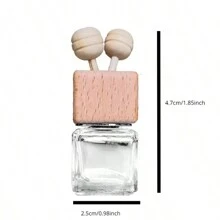 1/2/5 件使用这款空精油扩散瓶汽车空气清新剂通风口夹提升您的汽车芳香疗法体验！ - 米色 - 查看 2