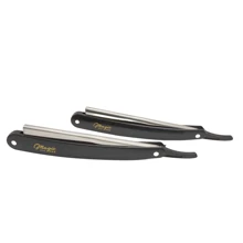 1 pieza Maquinilla de afeitar clásica plegable e intercambiable de acero inoxidable para uso doméstico y de viaje, productos y accesorios para el cabello para salón de belleza, artículos de viaje esenciales