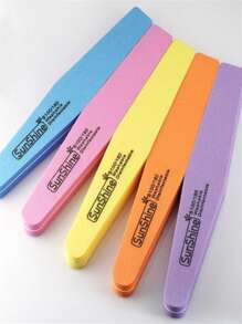 3 Pcs Sponge File Kit For Polishing Acrylic Nails - 彩色 - 查看 1