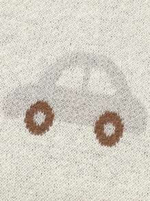 一条适合四季爱情情人节的针织婴儿毯