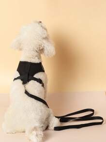 A Small Pet Small Dog Accessory Chest Strap For Outdoor Breathable Vest Style Dog Walking, Suitable For Teddy Bears (The Product Is Relatively Small, Please Add 1-2 Extra Sizes To Purchase) - Black - View 6