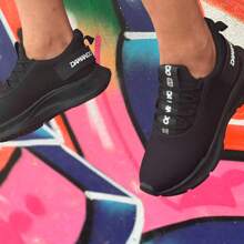 Tenis Masculino Para Treinar Produto Original Dm Damando - Preto - Visão 1