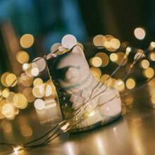 Luces Navideñas Serie Navidad 100 Led Colores 10 M 8 Modos Diferentes Colores - Amarillo - Ver 4