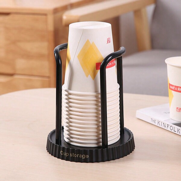 1pc Plastic Cup Holder Suitable For Home, Office, Kitchen, Restaurant, Cup Storage Rack, Home Storage Supplies