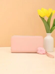 New Women's 2023 Summer Indentation Medium Clutch Bag Fashion Love Change Mobile Phone Bag Women's Hot Pink For Women Wallet Purse Wallet Long Wallet