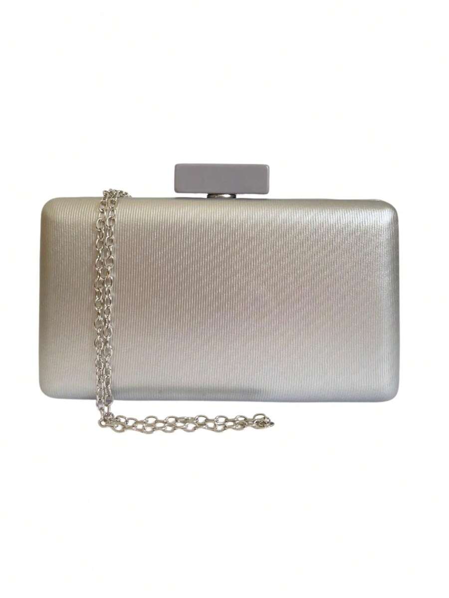 Women Clutches - 銀色 - 查看 1