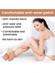 1 Pieza Protector Invisible De Muslo, Manga Elástica Anti-rozadura Para Pierna, Protector De Rodilla Y Pantorrilla - Amarillo - Ver 7