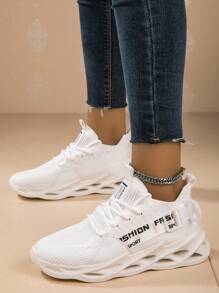 Nouvelles chaussures de sport casual unisexes à lacets, légères, respirantes et antidérapantes pour l'extérieur