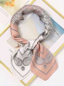 1 Miếng In Hình vuông Khăn quàng cổ - Nhiều màu - Xem 2