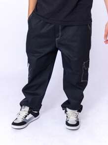 Men Pants - Black - View 1