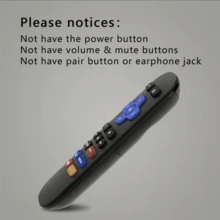 Roku Universal TV Box Remote Control With Hot Keys Fit For Roku LT HD XD XS Streaming Player - Black - View 6