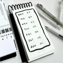 Student Checklist Notebook - Black - View 5