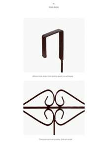 1 Miếng Creative Phòng tắm Và Phòng ngủ Qua cửa Cái móc - Thuận tiện , Không có Nail Quần áo Và Giá để khăn - màu đen - Xem 8