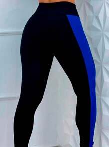 Women Sports Pants - 藍色 - 查看 2