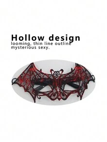 1入成人性感眼鏡式口罩,派對裝飾用品 - 彩色 - 查看 5