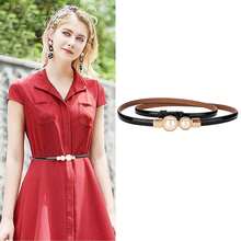 Women's Belts, Elegant Gift For Summer, Lady's Denim Belt, Lady's Denim Belt, Women's Belts, Women's Wide Belt, Belts For Dresses, Leather Belts, Jeans Belts - Black - View 9