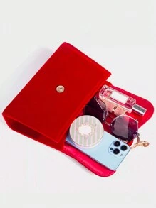 1pc Red Heart Shaped Pendant Decoration Ladies' Crossbody Bag Or Handbag Valentines