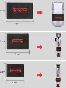 3 Piezas/set Cubierta Protectora Antideslizante, Empujador De Corte De Pelo Y Anillo Decorativo Decorativo De Silicona Absorbente De Choque Para Herramienta De Peluquería,herramientas para el cabello - Multicolor - Ver 11