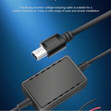 Mini USB-Straight Car Dash Cam Wire 3.2m DVR Hardwire Cable Kit Video Recorder 12 24V To 5V Mini Micro USB Charger Line Auto Dashcam Camera - Black - View 8