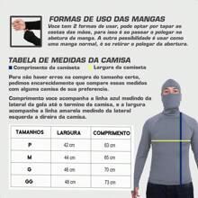 Kit 2 Camisa Segunda Pele Manga Longa Touca Frio Toca Balaclava Termica Proteção Solar UV 50 - Cinza Claro - Visão 8