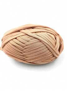 1入組布料手編diy袋子玩具鞋子地墊收納籃線 - 駝色 - 查看 2