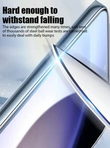 5入組，與三星Galaxy A14 A54 A53 A13 A33 A34 A52S 5G兼容的鋼化玻璃屏幕保護貼，與三星A52 A73 A21S A51 A72玻璃兼容 - 無色 - 查看 2