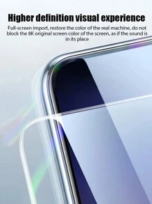 5入組，與三星Galaxy A14 A54 A53 A13 A33 A34 A52S 5G兼容的鋼化玻璃屏幕保護貼，與三星A52 A73 A21S A51 A72玻璃兼容 - 無色 - 查看 4