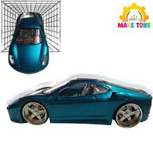 Carrinho de Controle Remoto Carro Ferrari Perfect + 3 Pihas + 1 Bateria - Azul - Visão 6