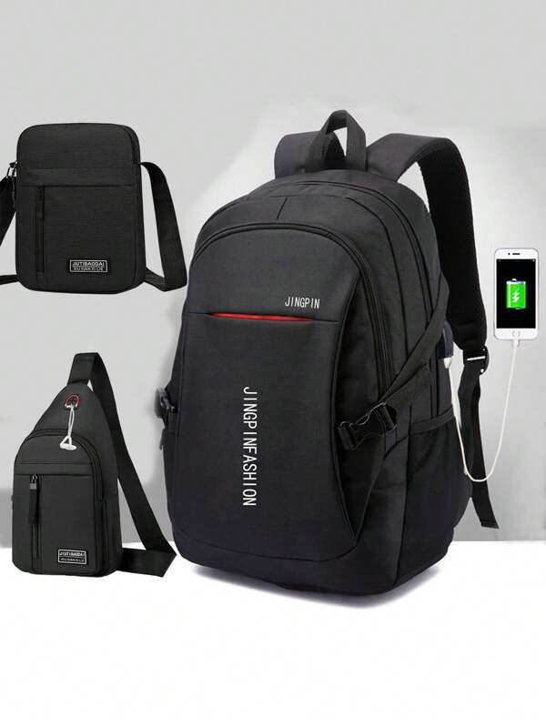 Mochila Escolar Do Ensino Fundamental 6789 Nível Médio Para Meninos E Meninas De 13-30 Anos, Mochila À Prova De Água Leve E Resistente Ao Desgaste Para A Black Friday