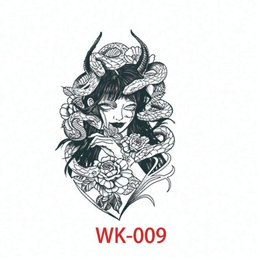Hình xăm tạm thời - màu đen - Xem 1
