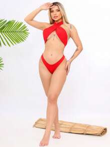 Women One-Pieces - Đỏ - Xem 1