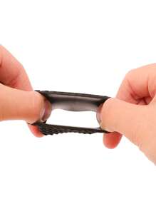 3 Piezas/set Cubierta Protectora Antideslizante, Empujador De Corte De Pelo Y Anillo Decorativo Decorativo De Silicona Absorbente De Choque Para Herramienta De Peluquería,herramientas para el cabello - Multicolor - Ver 4