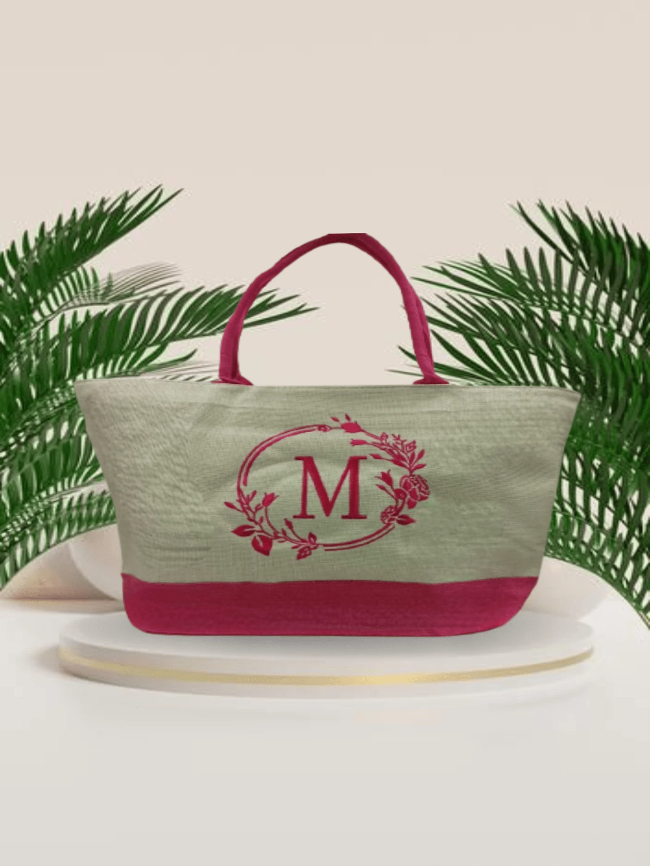 Women Tote Bags - 粉色 - 查看 1