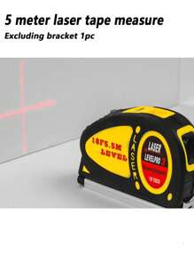 Nivel láser negro, láser de línea cruzada multipropósito con cinta métrica de 8 pies ajustada para línea estándar y métrica, adecuada para colgar trípode de metal. ¡Use este nivel láser multipropósito para medir sus proyectos con precisión! Un conjunto de regla de nivel láser - Multicolor - Ver 11