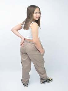 Women Pants - Màu xám đen - Xem 3