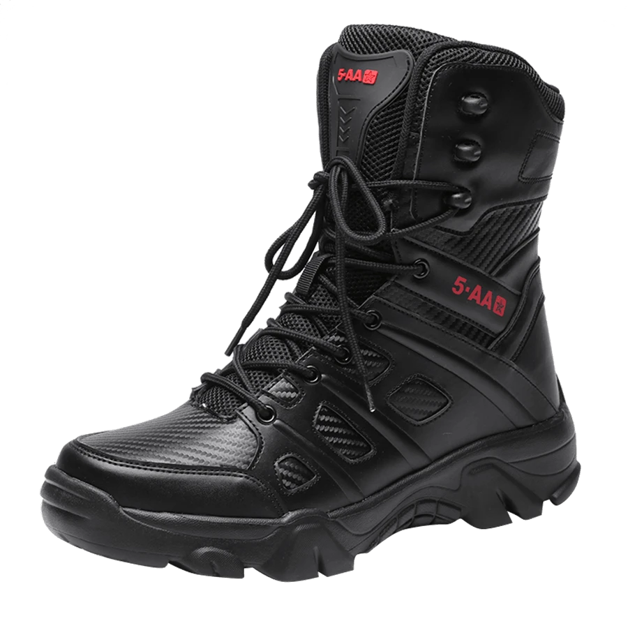 男士登山鞋秋冬高筒鞋39-47大尺碼靴子戶外運動休閒時尚靴子男鞋