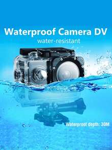 DV Action Camera, 1080P FULL H Underwater Camera Camcorder - Multicolor - View 2