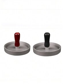 1 pc er Cake Chicken er Cake Home  Embryo Meat Cake Press Sandwich Tool Beef Cake Breakfast Cake Maker - Silver - View 4