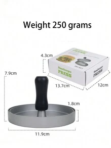 1 pc er Cake Chicken er Cake Home  Embryo Meat Cake Press Sandwich Tool Beef Cake Breakfast Cake Maker - Silver - View 6