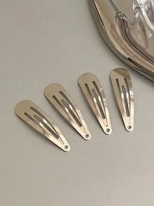 8件套女士银色金属星星发夹，适合购物和日常佩戴，甜美可爱的发饰套装，街头风，Y2ky2k 爪夹发爪发卡