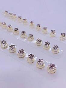 Hair Accessory Sets - Gold - View 1