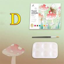 1本創意水彩著色本,動畫速寫本,內含水彩紙和顏料 - 彩色 - 查看 9