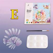 1本創意水彩著色本,動畫速寫本,內含水彩紙和顏料 - 彩色 - 查看 10