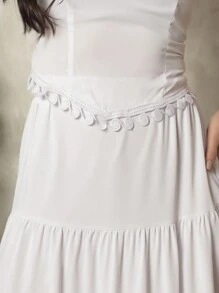 Women Two-piece Outfits - 白色 - 查看 2
