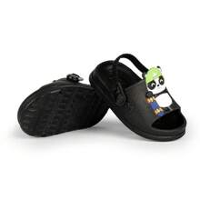 Kids Flat Sandals - màu đen - Xem 4