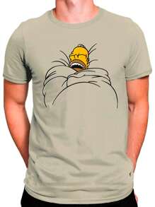 Men T-Shirts - 卡其色 - 查看 1
