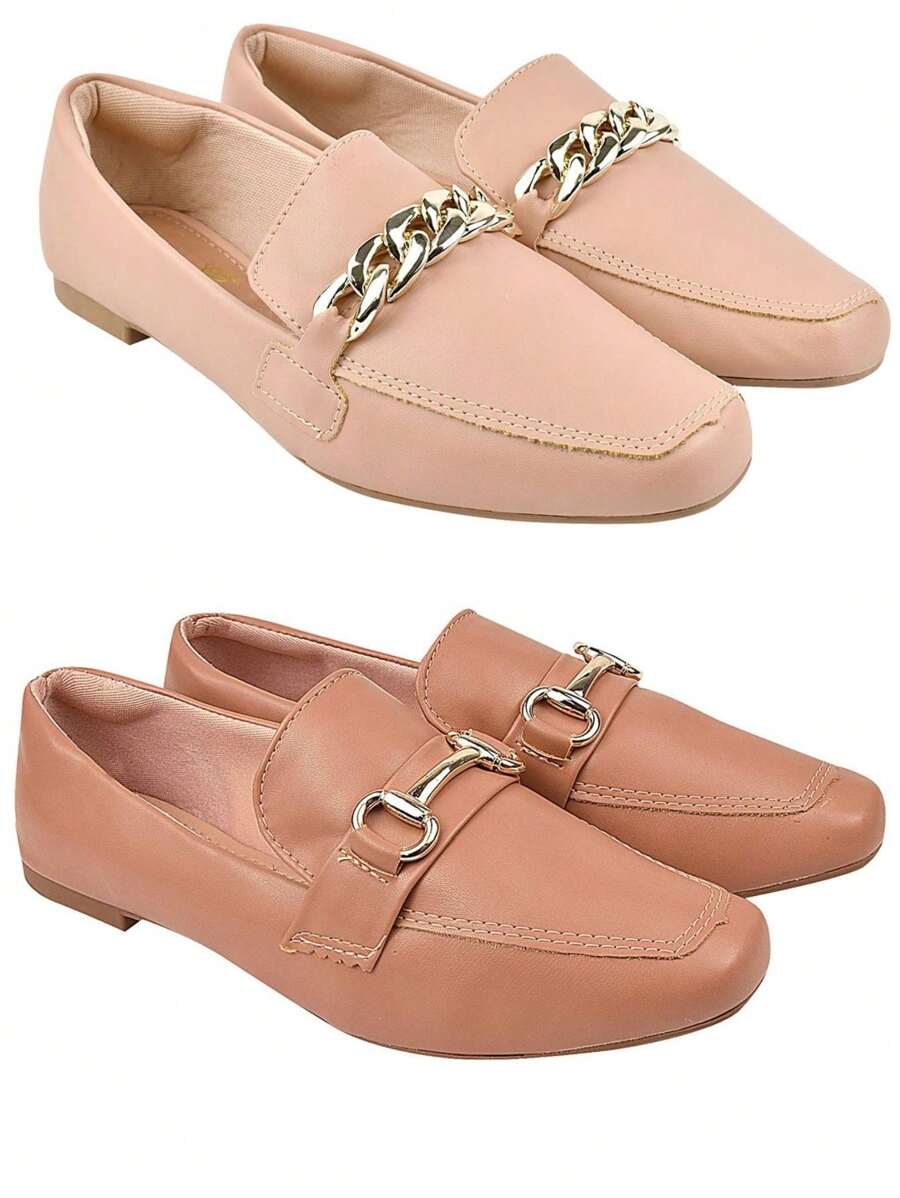 Women Flats - Màu nâu  Mocha - Xem 1