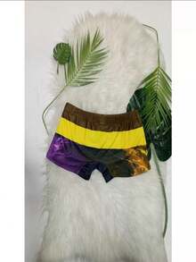 Men Swim Shorts - 黃色 - 查看 2