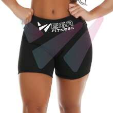 Women Lounge Bottoms Shorts For Summer - màu đen - Xem 2