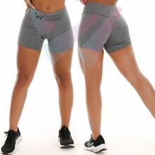 Women Lounge Bottoms Shorts For Summer - màu đen - Xem 4